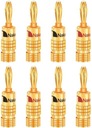 NAKAMICHI BANANA PLUG BANANA GOLD LIMITED 8 ks