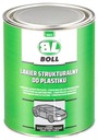 BOLL - ŠTRUKTURÁLNA FARBA NA PLAST, ČIERNA 1L