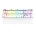 Membránová klávesnica KRUX Frost Silver-White RGB