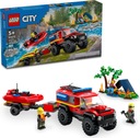 LEGO CITY 60412 Terénne hasičské auto so záchranným člnom