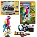 LEGO Creator 3v1 311473 KAMERA RETRO KAMERA+31144 - EXOTICKÝ PAPAGÁJ