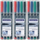 Staedtler M fóliové perá Durable 4 ks CD popisovače x3