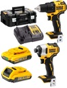 DeWALT DCK2061D2T DCD708 skrutkovač + kľúč DCF809