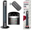 VEĽKÝ STĹPOVÝ Ventilátor podlahový 96 cm. Ventilátor + REMOTE LED displej