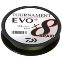 Daiwa Tournament X8 Braid EVO+ 0,14 mm 10,2 kg 135 m tmavozelená