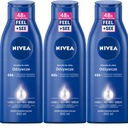 NIVEA Výživné telové mlieko 3*400ml BODY