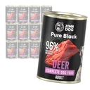 JOHN DOG PURE BLACK KRMIVO PRE PSA DEER 12x400g