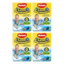 HUGGIES Swimmers plavecké plienky 3-4 4x 12 ks