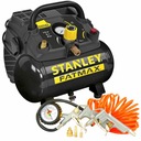 STANLEY BEZOLEJOVÝ KOMPRESOR 6L 8 BAR + SET