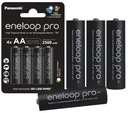 4x R06/AA BATÉRIE ENELOOP PRO PANASONIC 2500MAH JAPONSKÉ BATÉRIE