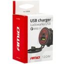 Nabíjačka do auta na motorku 2x USB C QC 3.0