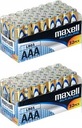 64x MAXELL alkalické batérie AAA LR3 R3