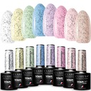 CLARESA BLACK PARTICLES MARSHMALLOW HYBRID COLLECTION