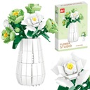 Flower Blocks Stavebnica Flowers Vase Dekoratívne puzzle 3D 542 dielikov