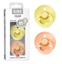 BIBS cumlík 0-6 RUBBER 2 bal SUNSHINE PEACH