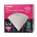 Hario biele papierové filtre V60-01 100 ks BOX