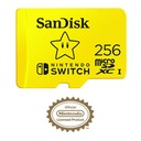 Micro SD karta SanDisk Nintendo Switch s kapacitou 256 GB