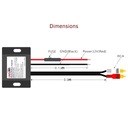 DC12-24V Bluetooth V4.0 Aux adaptér do auta od