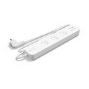 Tesla Smart Power strip pre 3 zariadenia + 4 USB zásuvky, Wi-Fi