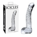 Sople vaginálne dildo 18 cm, bezfarebné