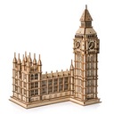 Drevené puzzle Little Story 3D model DIY - Hodinová veža Big Ben