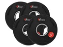 PLATINOVA FITNESS SET 5 KG OLYMPIJSKEJ GUMY HMOTNOSTI HMOTNOSTI 50 MM