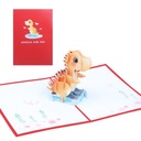 3D Pop Up Dinosaur Happy Birthday Card sp