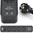 HOME STRIP PREdlžovací kábel POWER STRIP S RÝCHLOU USB NABÍJAČKOU 4 ZÁSUVKY 1,5 M