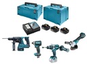 Sada náradia 18V COMBO Makita DLX4104TJ1