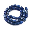 Prírodné korálky Lapis Lazuli, modré, 12x8mm, cca 32ks/37cm/prameň