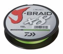 Daiwa J-Braid X8 0,20mm/150m oplet z chartreuse