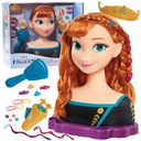 HLAVA BÁBIKY NA VLASOVÝ STYLING ANNA DISNEY FROZEN + DOPLNKY