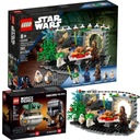 LEGO STAR WARS VIANOČNÁ DIORÁMA MILENNIUM FALCON 40658 + SET LEGO 75317