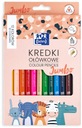 Ceruzkové pastelky Oxford Kids Jumbo, 12 farieb