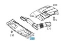 PREDNÝ KRYT NASÁVANIA REMEŇA MERCEDES C CLASS W204