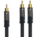 Kábel NAKAMICHI 1RCA-2RCA Cinch HQ Gold OFC 1,5 m