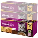 Whiskas Adult 120x85g Hydinové pochúťky Mokré krmivo pre mačky v želé