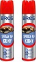 Bros SPRAY MET REPELLER pre MUŽOV 2x 400ml