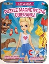 ŠTÝLISTICKÁ VRECKOVÁ HRA MAGNETICKÉ PUZZLE obliekacia hra V PLECHOVE