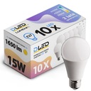 10x E27 LED žiarovka 1580lm 15W CCD guľa NEUTRÁL