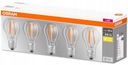 SET 5x LED FILAMENT E27 žiarovka 7W 2700K OSRAM