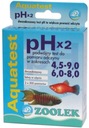 AQUA TEST pH 2x 4,5-9 a 6-8 ZOOLEK REAKCIA VODY