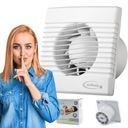 KÚPEĽŇOVÝ VENTILÁTOR SILENT HYGROSTAT ČASOVAČ Ø100