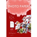 FOTOPAPIER NA FOTKY LESK 4R 10x15 200g / m2 100 listov