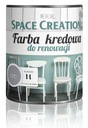 Šedá kriedová renovačná farba 1l Space Creation