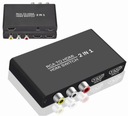 Switch 2x HDMI + RCA AV Cinch Splitter Video splitter adaptér