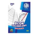 TECHNICKÝ BLOK A3/10K 240G (10KS) ASTRA