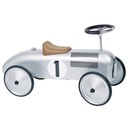 Goki Racing Rider Retro Silver RACE CAR