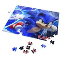 Puzzle + NAME box SONIC the Hedgehog A4 110 el