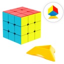 3x3 PUZZLE CUBE BEZ NÁLEPKY MoYu + STOJAN